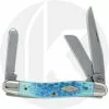 Case Knives Case Medium Stockman 07028 - Tradewinds Collection - Coral Sea Blue Bone - 6318 SS - Discontinued - BNIB - LTD 500