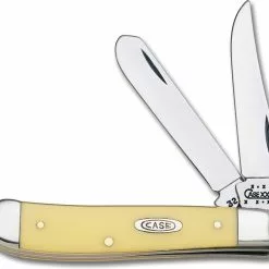 Case Knives Case Mini Trapper, Yellow Synthetic, CA-80029