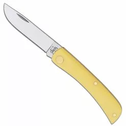 Case Knives Case Sod Buster Jr, Yellow Synthetic, CA-80032