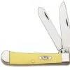 Case Knives Case Trapper, Yellow Synthetic, CA-80161