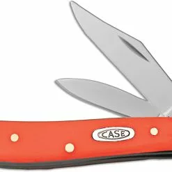 Case Knives Case Peanut Knife, Smooth Orange Synthetic, CA-80504