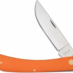 Case Knives Case Sod Buster Knife 80512 Smooth Orange Synthetic 4138SS