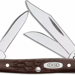 Case Knives Case Small Stockman, Brown Synthetic, CA-81