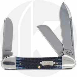 Case Knives Case Gunboat 08518 - Mediterranean Blue Bone - 6394SS - Discontinued - BNIB - LTD 100