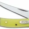 Case Knives: Case Yellow CV Small Texas Toothpick Knife, CA-91
