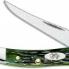Case Knives: Case Pocket Worn Bermuda Green Small Texas Toothpick, CA-9722