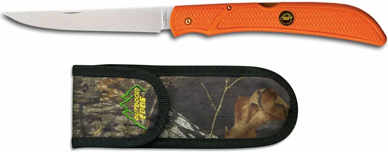 Outdoor Edge Cutlery Outdoor Edge Field Bone Knife, Orange, OE-FBB2
