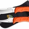 Outdoor Edge Cutlery Outdoor Edge JaegerPair - JR-1C - Skinning And Gutting Knife Combo - Orange TPR - Black Sheath