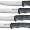 Outdoor Edge Cutlery Outdoor Edge WildGame Steak Knives - STK-4C - Micro Serrated - Black Polypropylene - Set Of 4