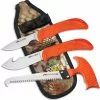 Outdoor Edge Cutlery Outdoor Edge WildGuide - Compact 3 Piece Hunting Knife Set - WG-10C
