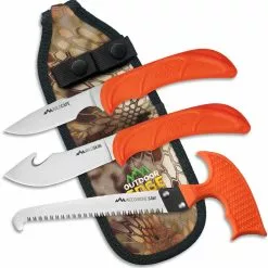 Outdoor Edge Cutlery Outdoor Edge WildGuide - Compact 3 Piece Hunting Knife Set - WG-10C