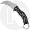 QSP Knives QSP Eagle Karambit Knife QS120-E - Satin D2 Hawkbill - Black And Gray G10 - Ring Pommel - Liner Lock Flipper Folder