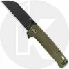QSP Knives QSP Penguin Plus QS130XL-B - Black Stonewash 20CV - Bronze Stonewash Ti - Flipper Folder