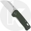 QSP Knives QSP Penguin Mini QS130XS-C - Satin 14C28N - Green Micarta - Liner Lock Knife