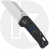 QSP Knives QSP Penguin Mini QS130XS-D1 - Satin 14C28N - Blue Shred Carbon Fiber / G10