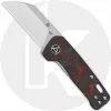QSP Knives QSP Penguin Mini QS130XS-E1 - Satin 14C28N - Red Shred Carbon Fiber / G10