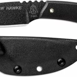 TOPS Knives Crow Hawke CRH-01 - Black 1095 Hunters Point - Black G10 - USA Made