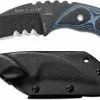 TOPS Knives Devil's Claw DEVCL-01 - Leo Espinoza - Part Serrated Black 1095 Steel Hawkbill - Blue / Black G10