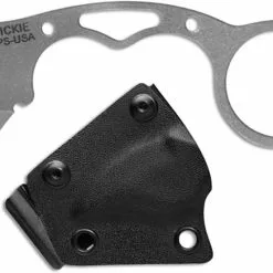 TOPS Knives Quickie QCK-01 - Leo Espinoza - Tumble Finish 1095 Steel - Double Edge Karambit - Ring Pommel